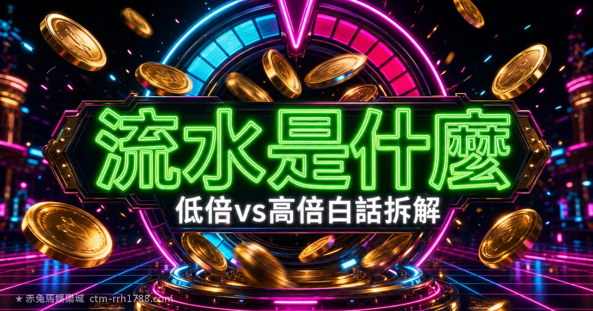 娛樂城流水是什麼?低倍 vs 30 倍流水白話拆解 + 提領門檻試算