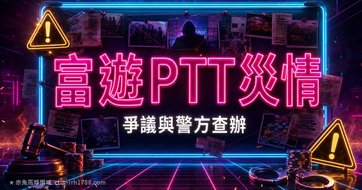 富遊娛樂城 PTT 災情整理:玩家爭議與警方破獲事件 2026
