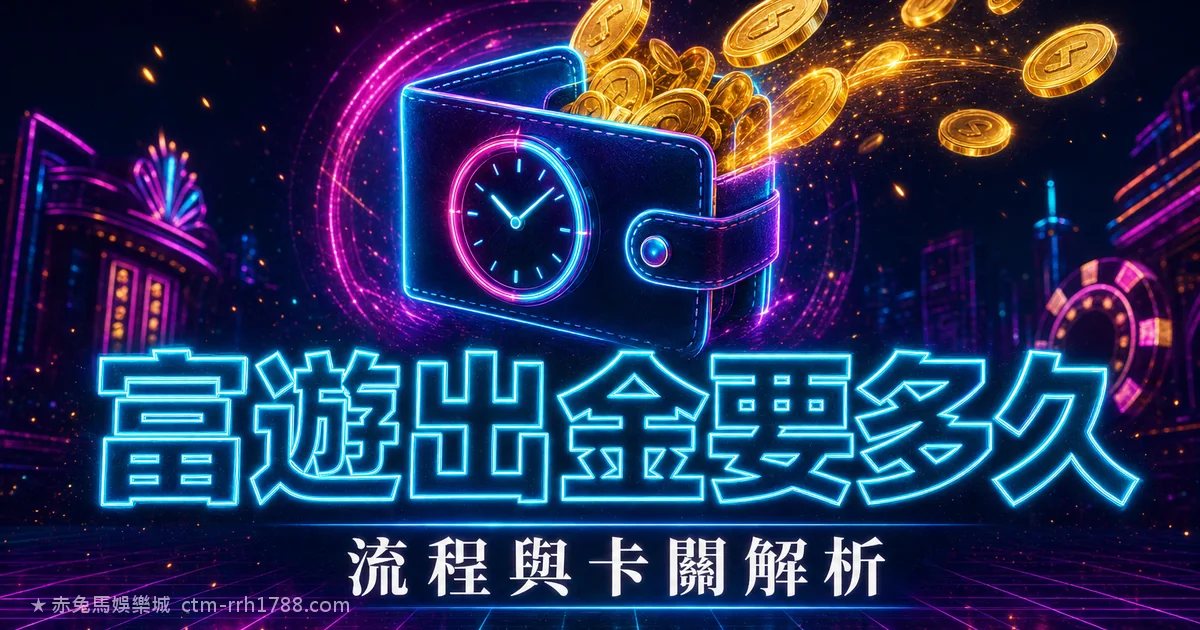富遊娛樂城出金要多久?出金流程與常見卡關全解析